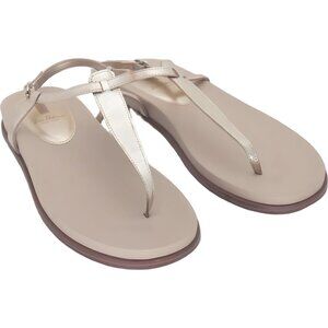 Sam Edelman Naomi Gold Thong Sandal Women Size 10 US 40 EU